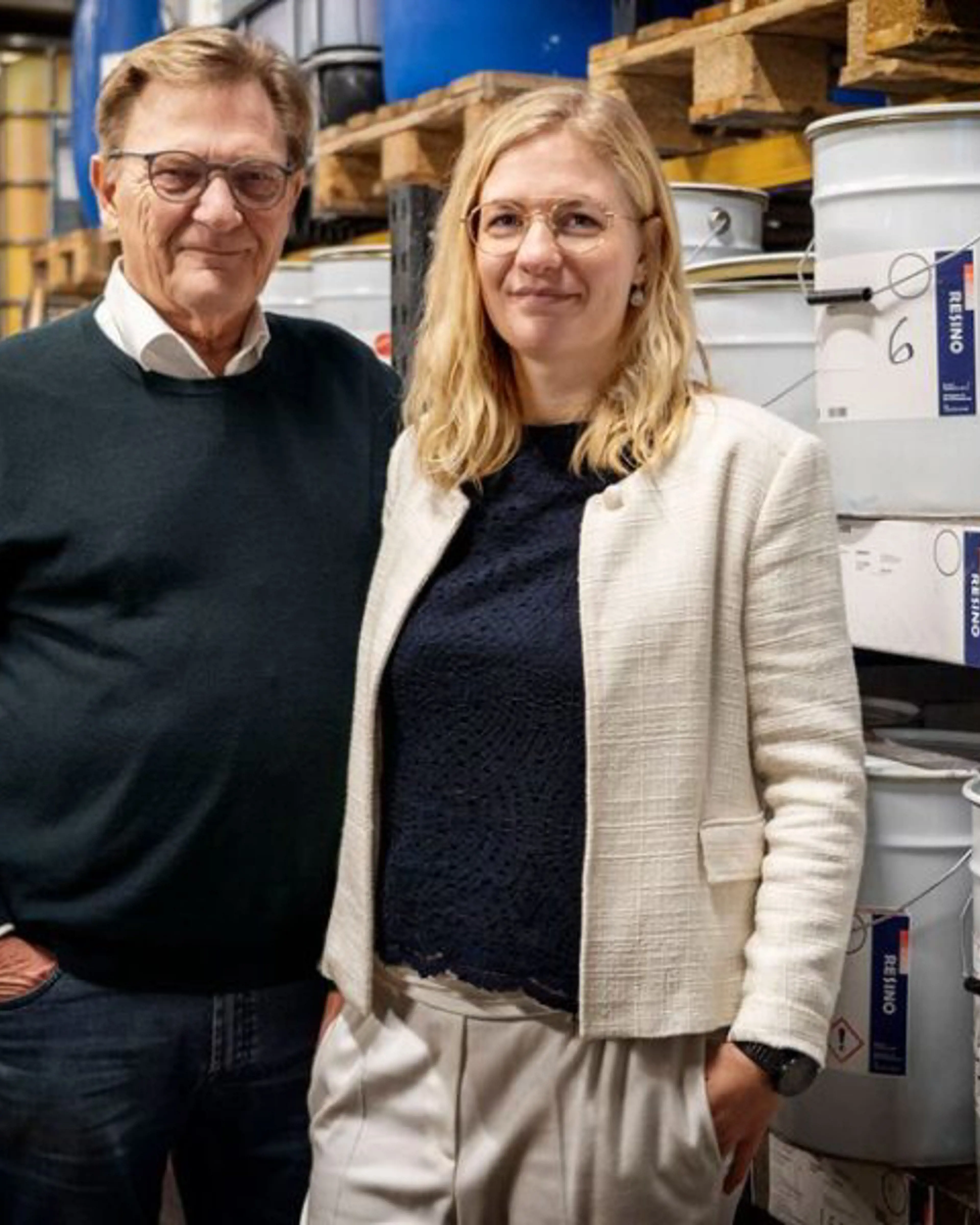 Picture of Signe Cederstrøm, CBS EMBA Participant, and her father