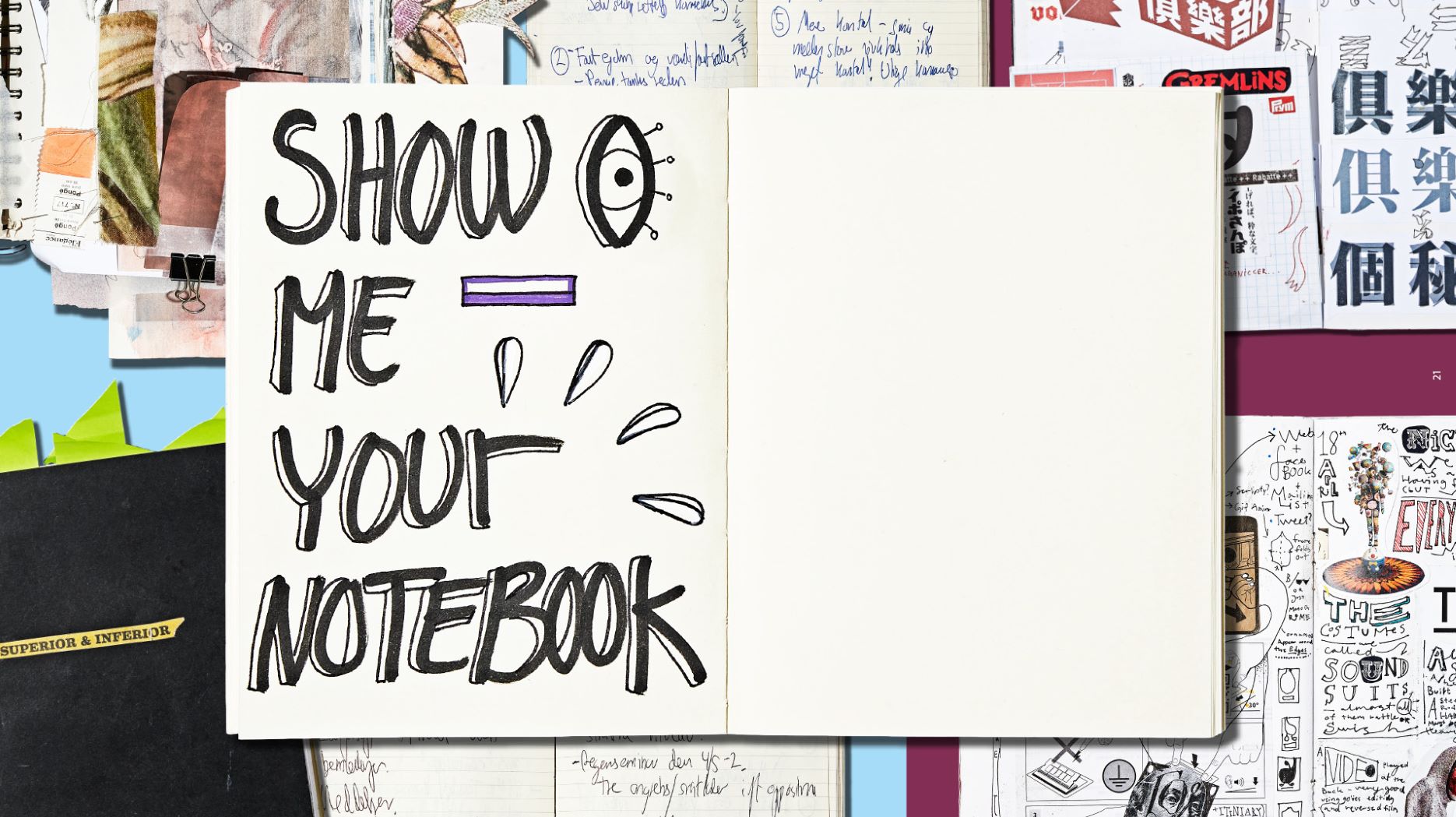 Media content for Show me your notebook