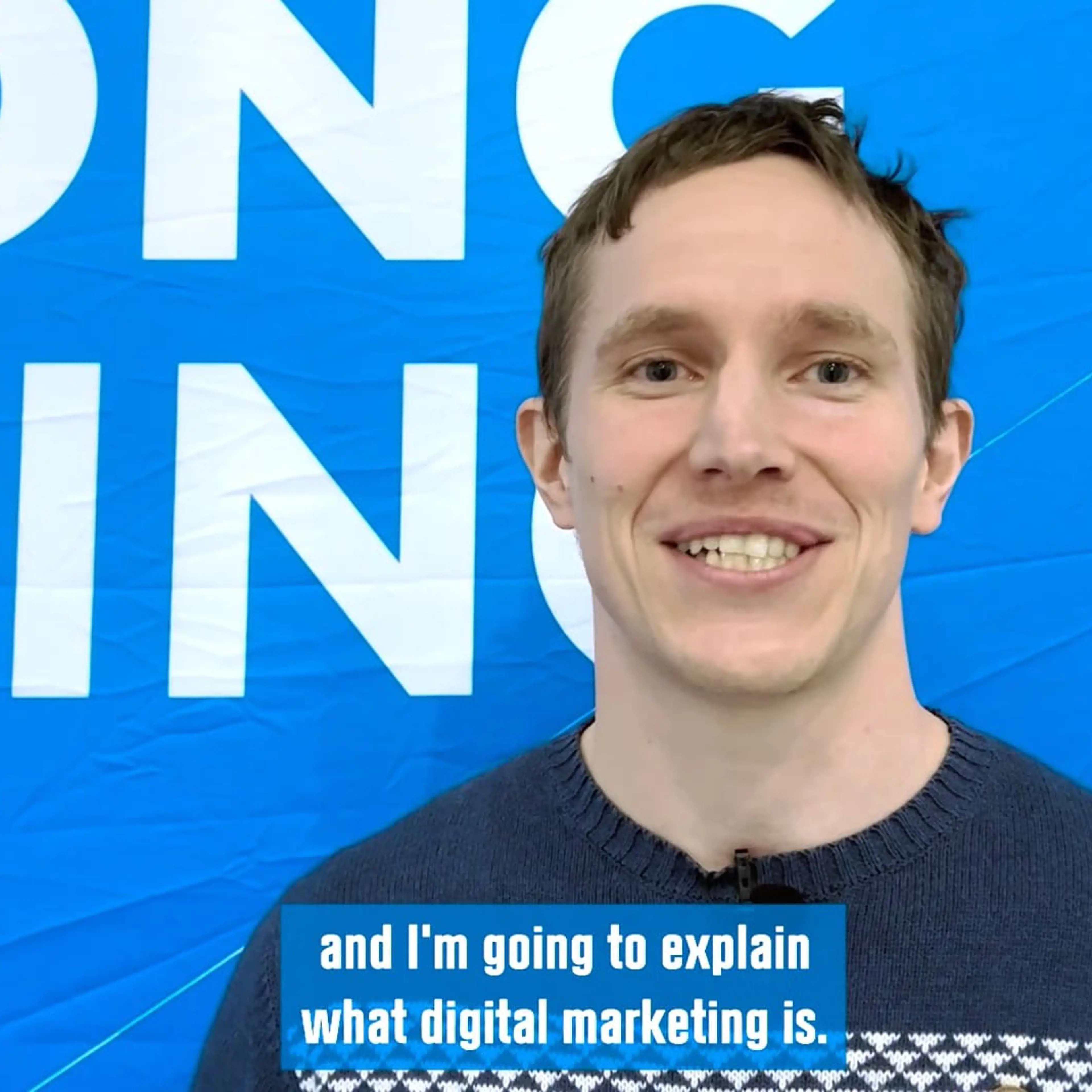 Speaker at event Digital Marketing Insights Dennis Nielsen explains what digital marketing is
